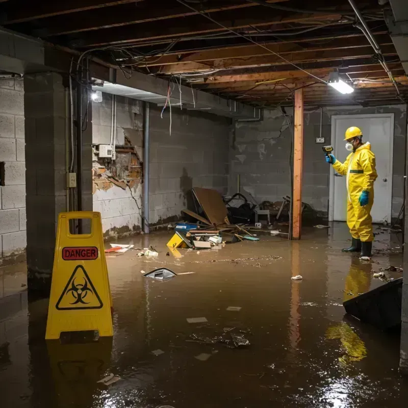 Flooded Basement Electrical Hazard in Colorado Springs, CO Property